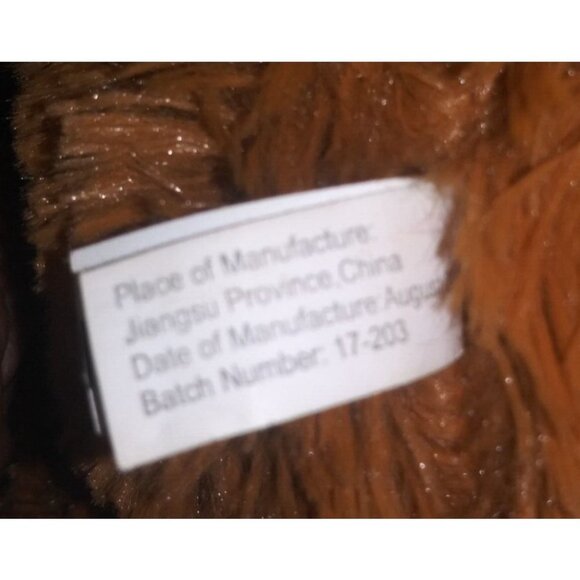 Dave And Busters Brown Plush Bear Teddy Plush Logo Doll Toy Factory 19” D&B - Picture 12 of 12